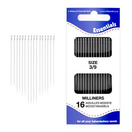 Milliners 3/9 Hand Sewing Needles