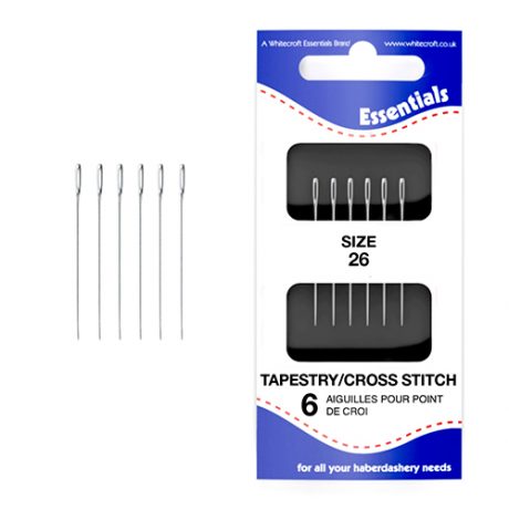 Tapestry/Cross Stitch 26 Hand Sewing Needles