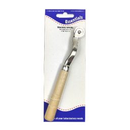 Wooden Handled Needle Point Tracing Wheel-serrate Edge Pattern