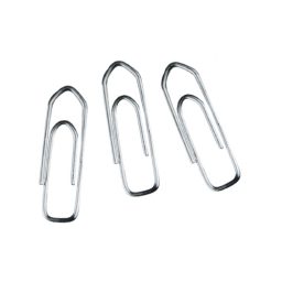 Small No Tear Silver Paperclips - 22mm