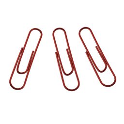 Large Plain Red Paperclips - 32mm