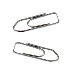 Large No Tear Brass Paperclips - 26mm
