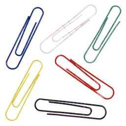 Giant Wavy Assorted Paperclips - 73mm