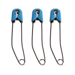 Nappy Blue Safety Pins - Size 4 - 56mm