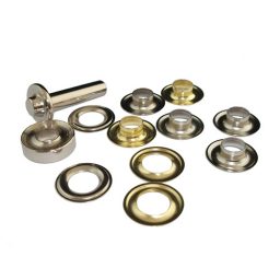 Yellow Brass Eyelets & Tools - 9mm