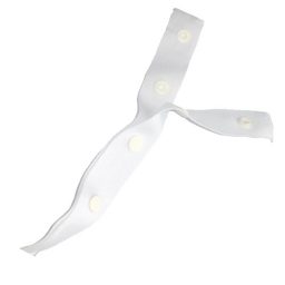 Polyester White Snap Tape - 10cm Spacing