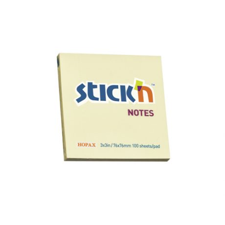 Sticky Notes 76X76 Yellow - 12 Pads Per Pack
