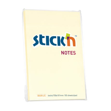 Sticky Notes 150X101Mm Yellow - 6 Pads Per Pack