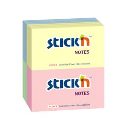 Sticky Notes 76X127 Pastel Asst - 12 Pads Per Pack