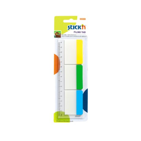 Filing Tabs With Ruler - 24 Per Pack