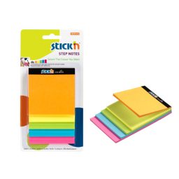 Magic Cube Step Notes Neon - 12 Cards Per Pack