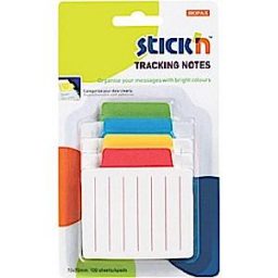 4 Lined Tracking Notes 70X70 - 12 Per Pack