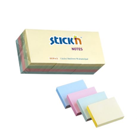 Sticky Notes - 38 X 50Mm, Pastel