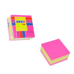 76 X 76 Neon Pastel Pink Cube - 12 Pads Per Pack