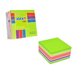 76 X 76 Neon Pastel Green  Cube -  12 Pads Per Pack