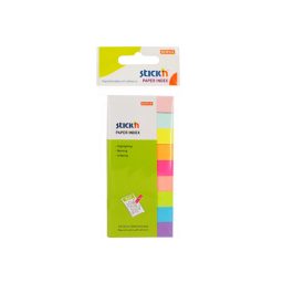 Paper Index Tabs 9 Colours - 24 Per Pack