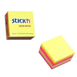 Sticky Notes - 75X75 Neon Assorted - 6 Per Pack
