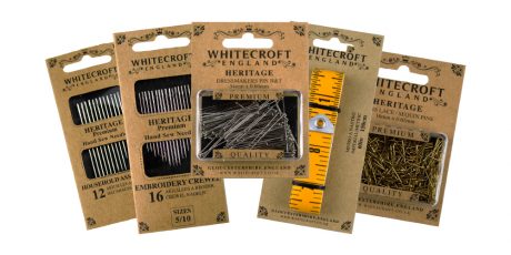 Heritage Brass Lace / Sequin Pins – 16mm x 0.65mm (10 cards of 400 pins) –  Whitecroft Essentials (Lydney) Ltd